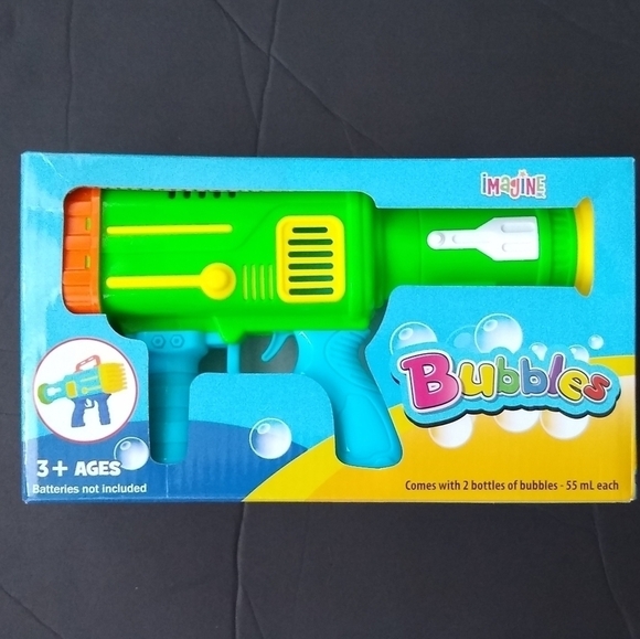 New Bubble Machine /Bubbler Maker / 36 Hole Automatic Toy Gun - Picture 1 of 3